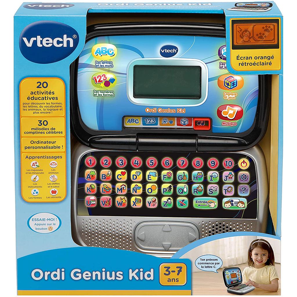 VTECH ORDI GENIUS KID NOIR