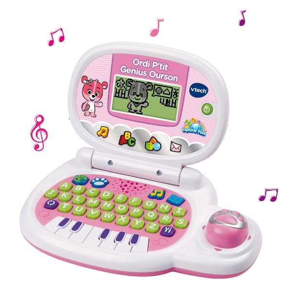 VTECH ORDI P'TIT GENIUS OURSON ROSE