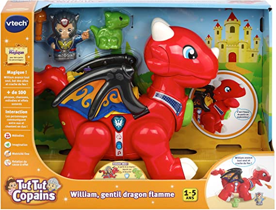 VTECH TUT TUT COPAINS WILLIAM, GENTIL DRAGON FLAMME