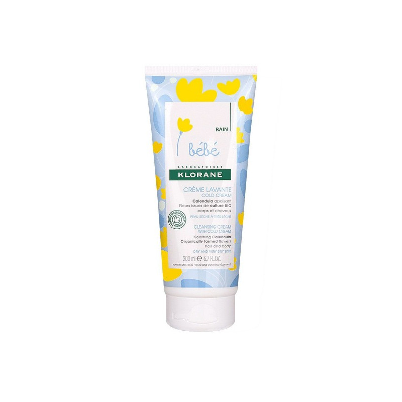 KLORANE CREME LAVANTE COLD CREAM 200 ML