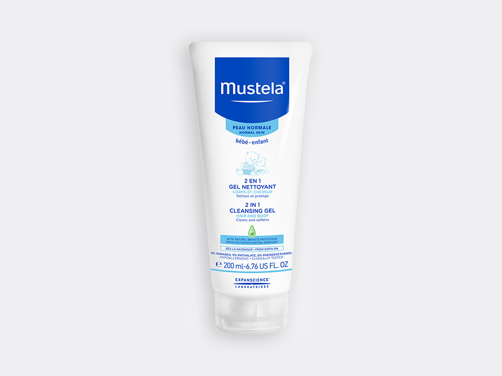 MUSTELA 2 EN 1 CHEVEUX &amp; CORPS - 200ML