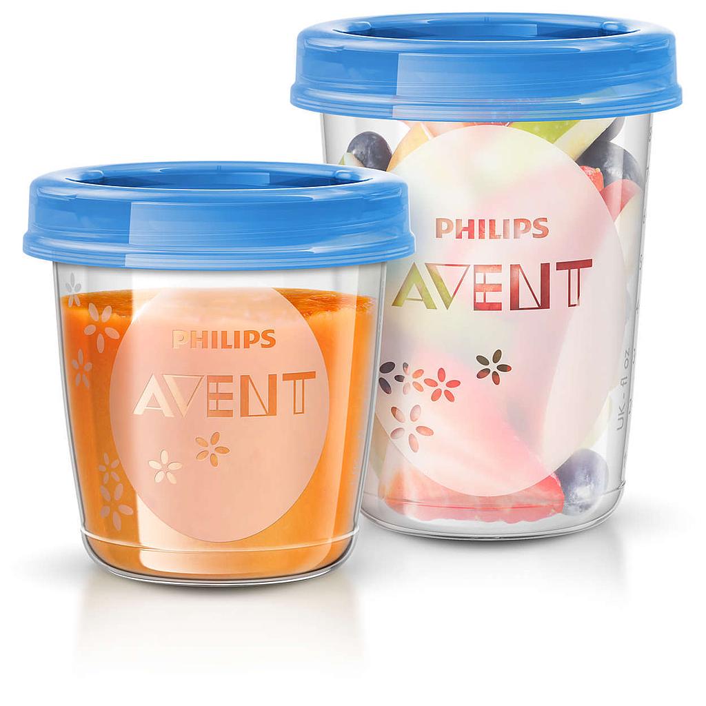 AVENT 5 POTS DE CONSERVATION REPAT 240 ML
