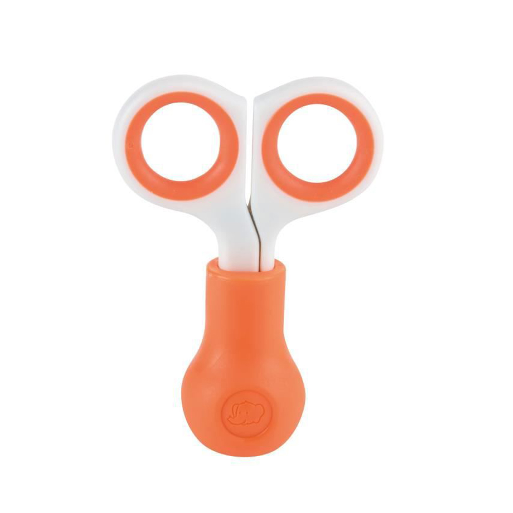 BEBE CONFORT CISEAUX AVEC BASE BOUTS ARRONDIS ROUGE