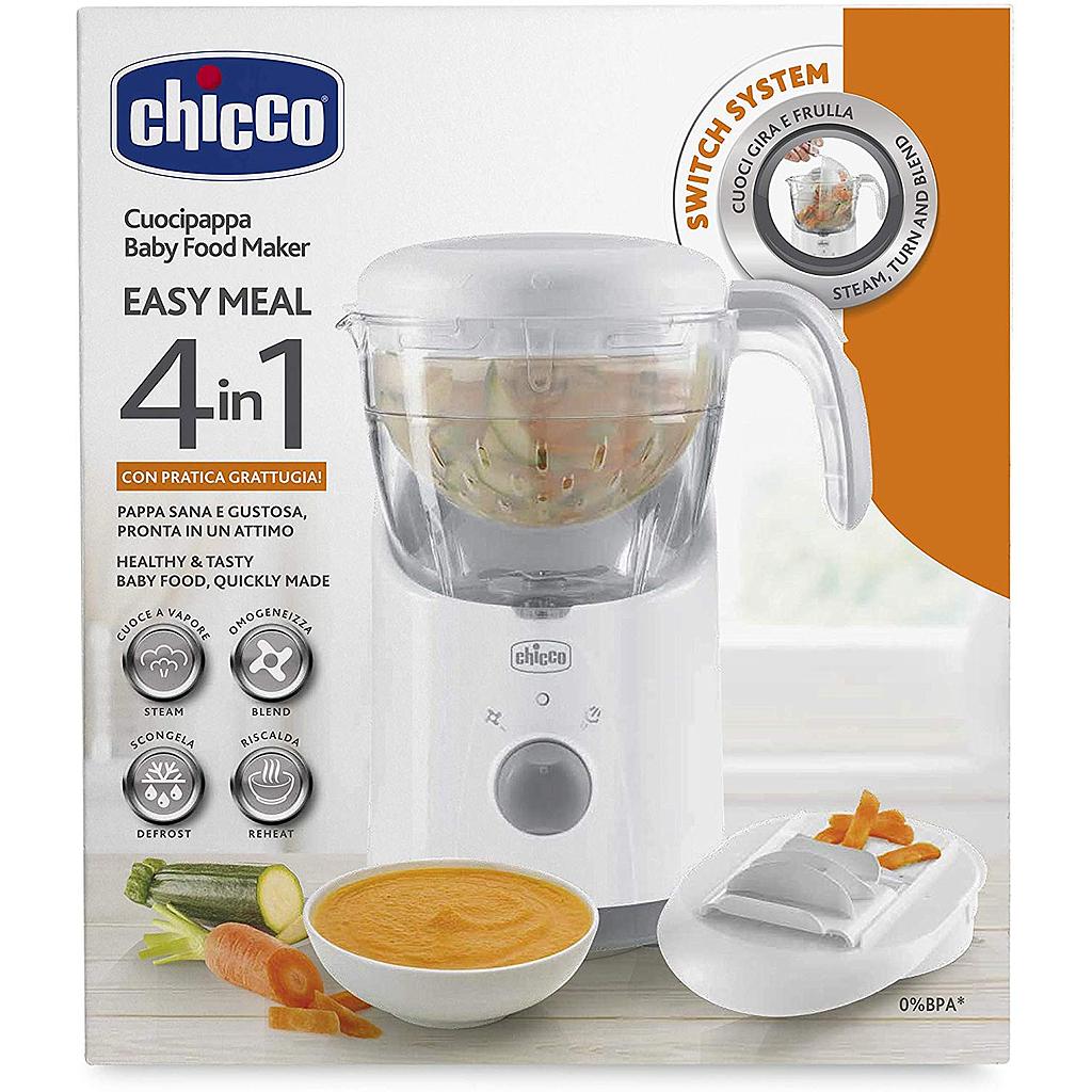 CHICCO ROBOOT MIXEUR CUISEUR VAPEURE EASY MEAL 4 EN 1
