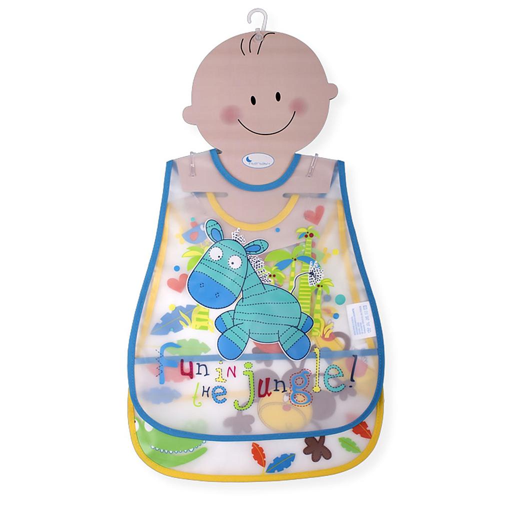 INTERBABY BAVOIR EN PLASTIQUE JAUNE/BLEU