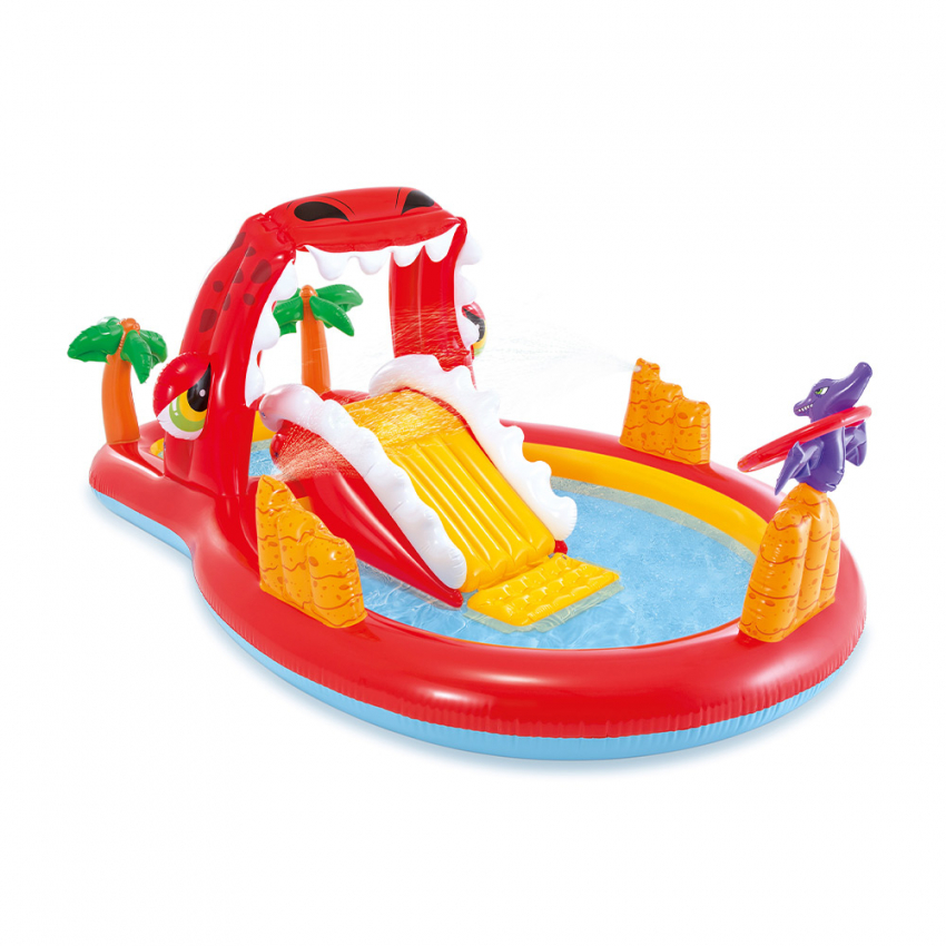 INTEX AIR DE JEU GOFLABLE HAPPY DINO 57160NP