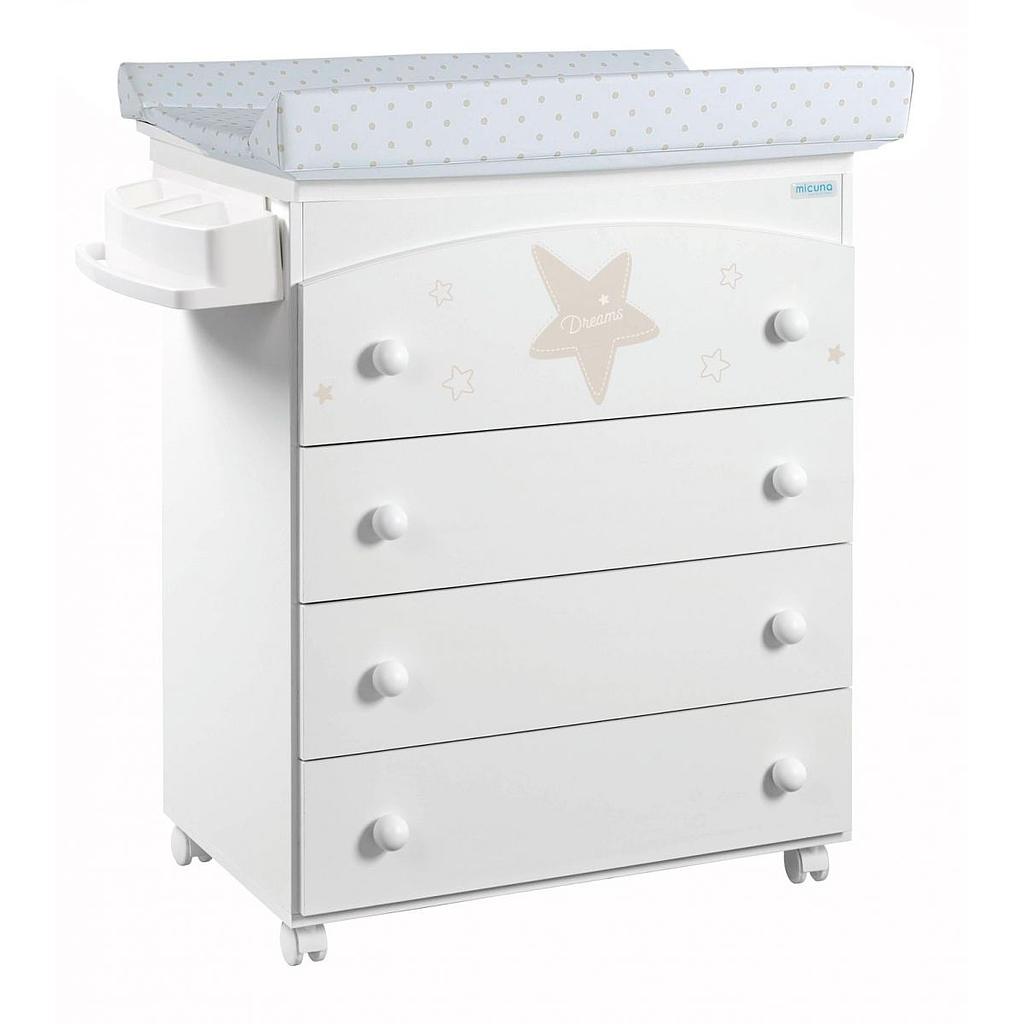 MICUNA COMMODE ESTELA BLAN/BEIGE