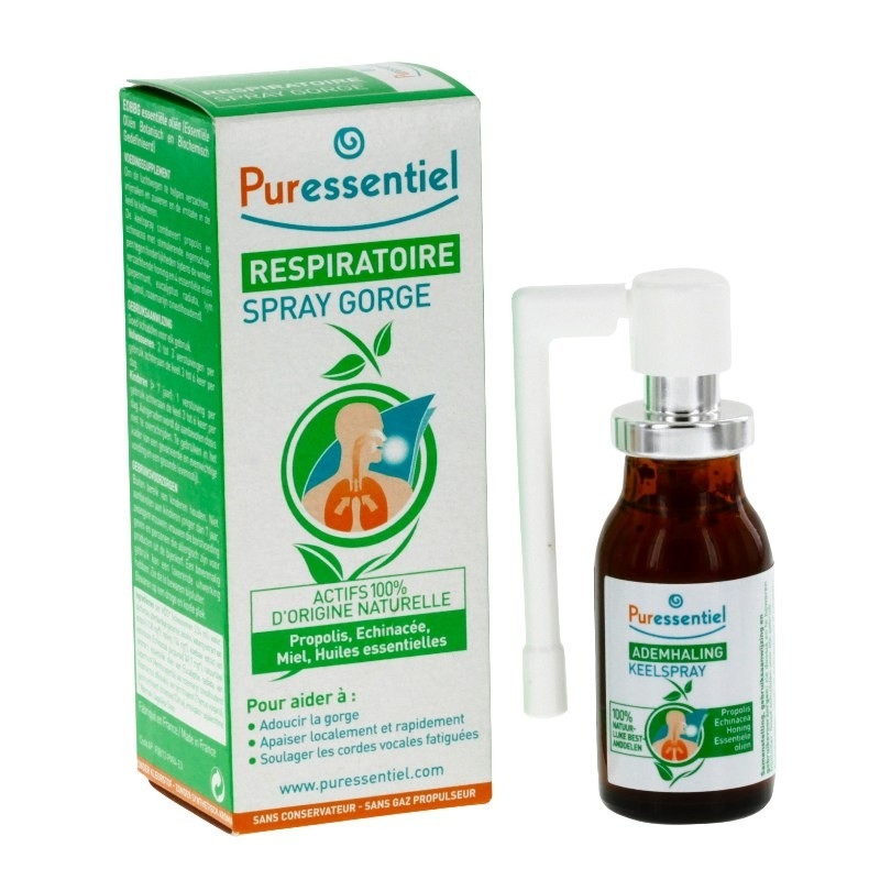 PURESSENTIEL RESPIRATORY THROAT SPARY