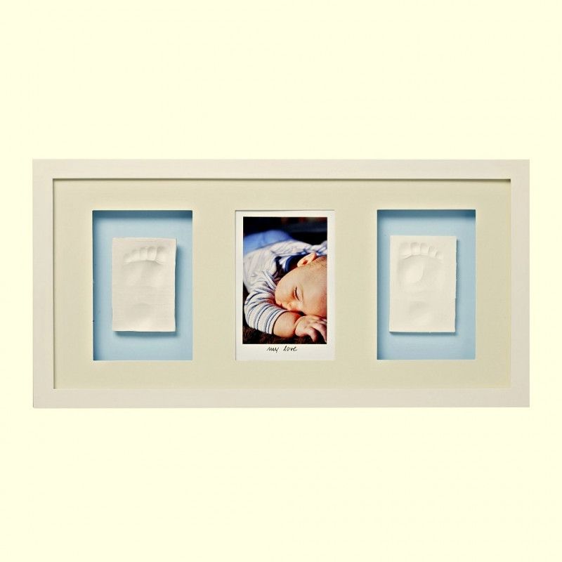 BABY MEMORY CADRE PHOTO EN BOIS GM 2 EMPREINTE
