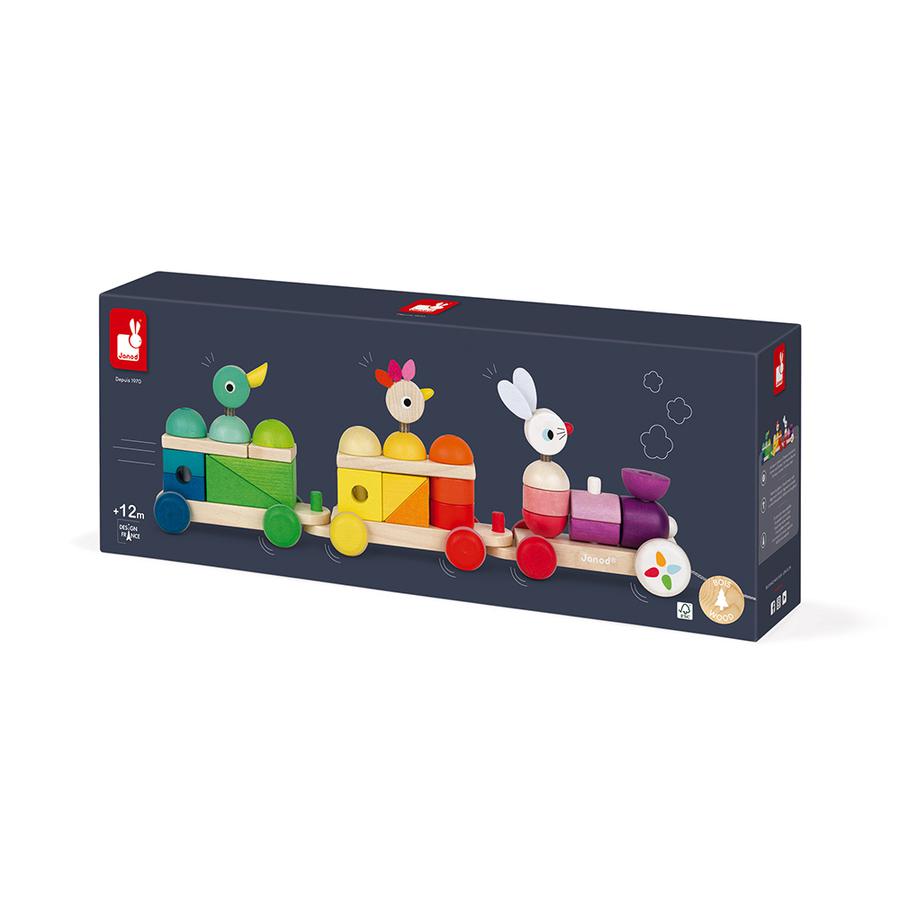 JANOD TRAIN GEANT MULTICOLOR ZIGOLOS